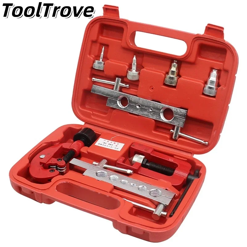 Eccentric Flaring Tool for 3-19mm Pipes - Copper/Aluminum Pipe Expander, Swaging Tool, Riveting Tool for Air Conditioning Repair