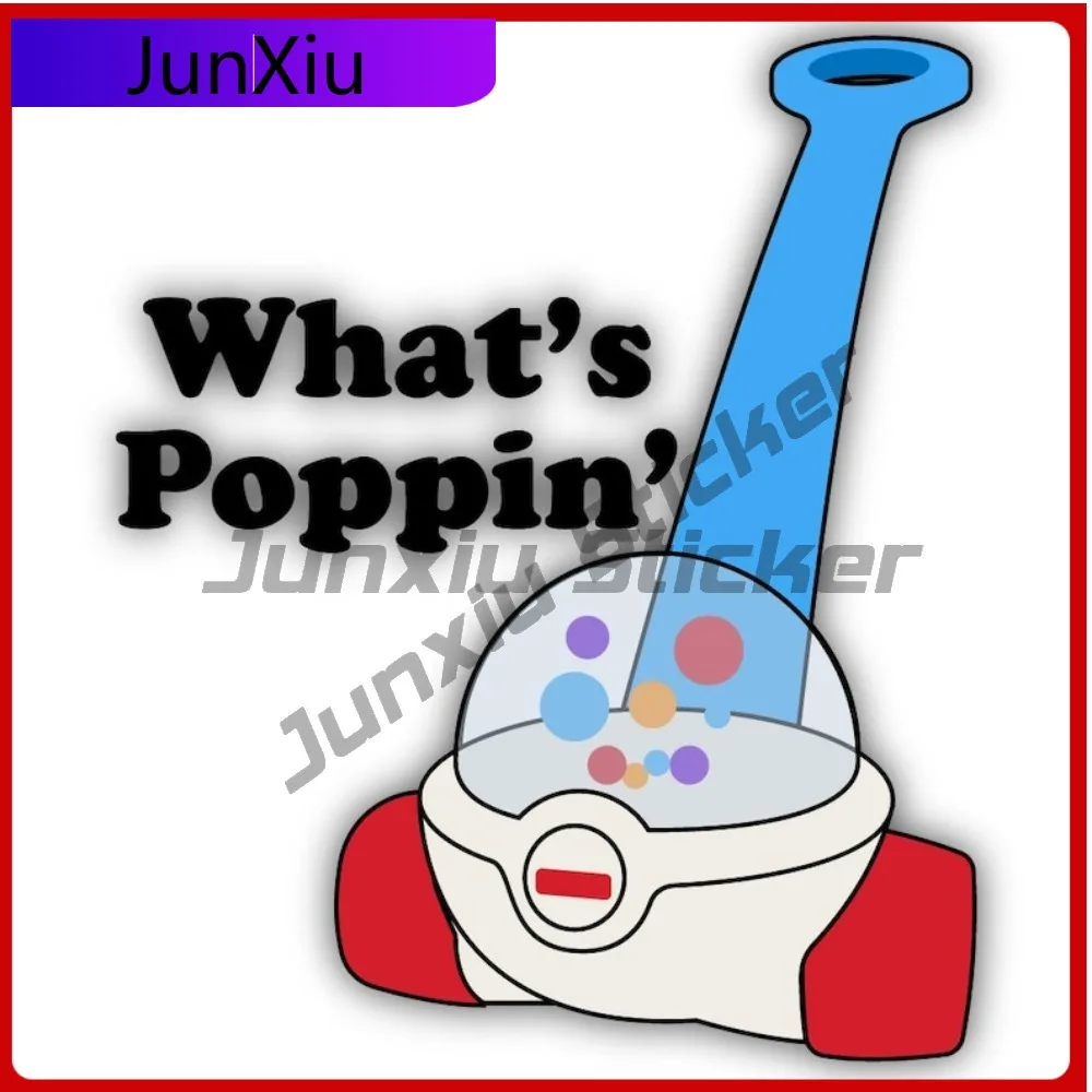 

What Is Poppin Vinyl Sticker Adult Humor Occlusion Scratch Decal Creative Cover Scratches Stickers Forest Tent Camping Stickers