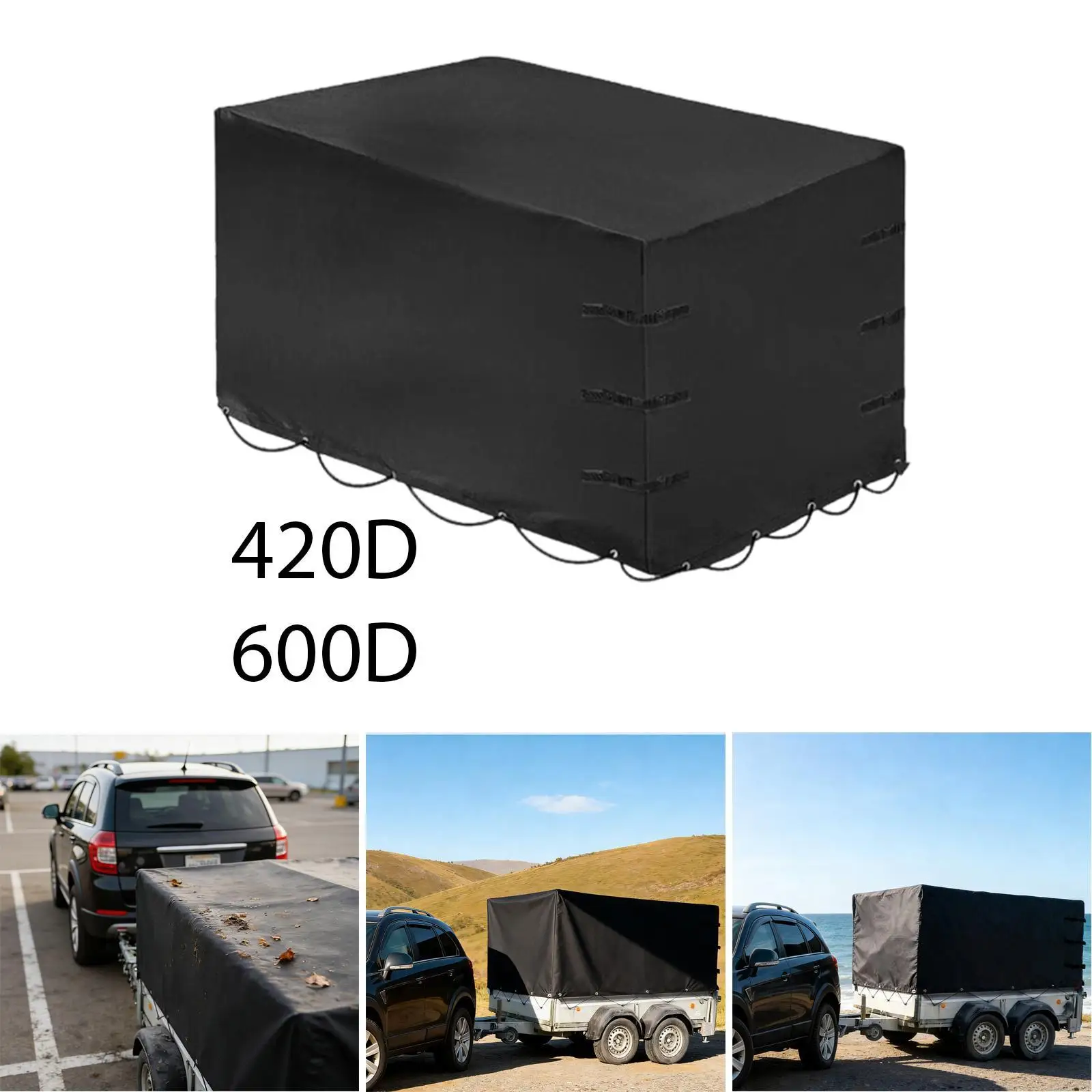RV Campers Cover Motorhome Sun Resistant Windproof Travel Trailer Cover
