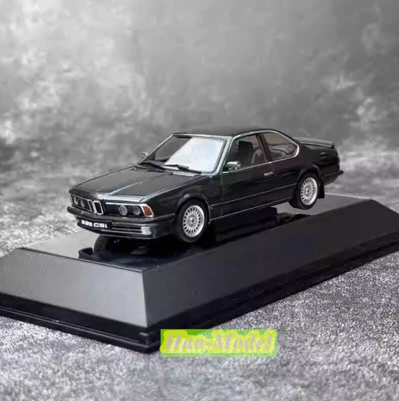 AutoArt 1/43 สําหรับBMW 635 CSiโลหะผสมDiecastรถของเล่นเด็กของขวัญวันเกิดงานอดิเรกจอแสดงผลคอลเลกชันเครื่องประดับแชมเปญ/สีดํา