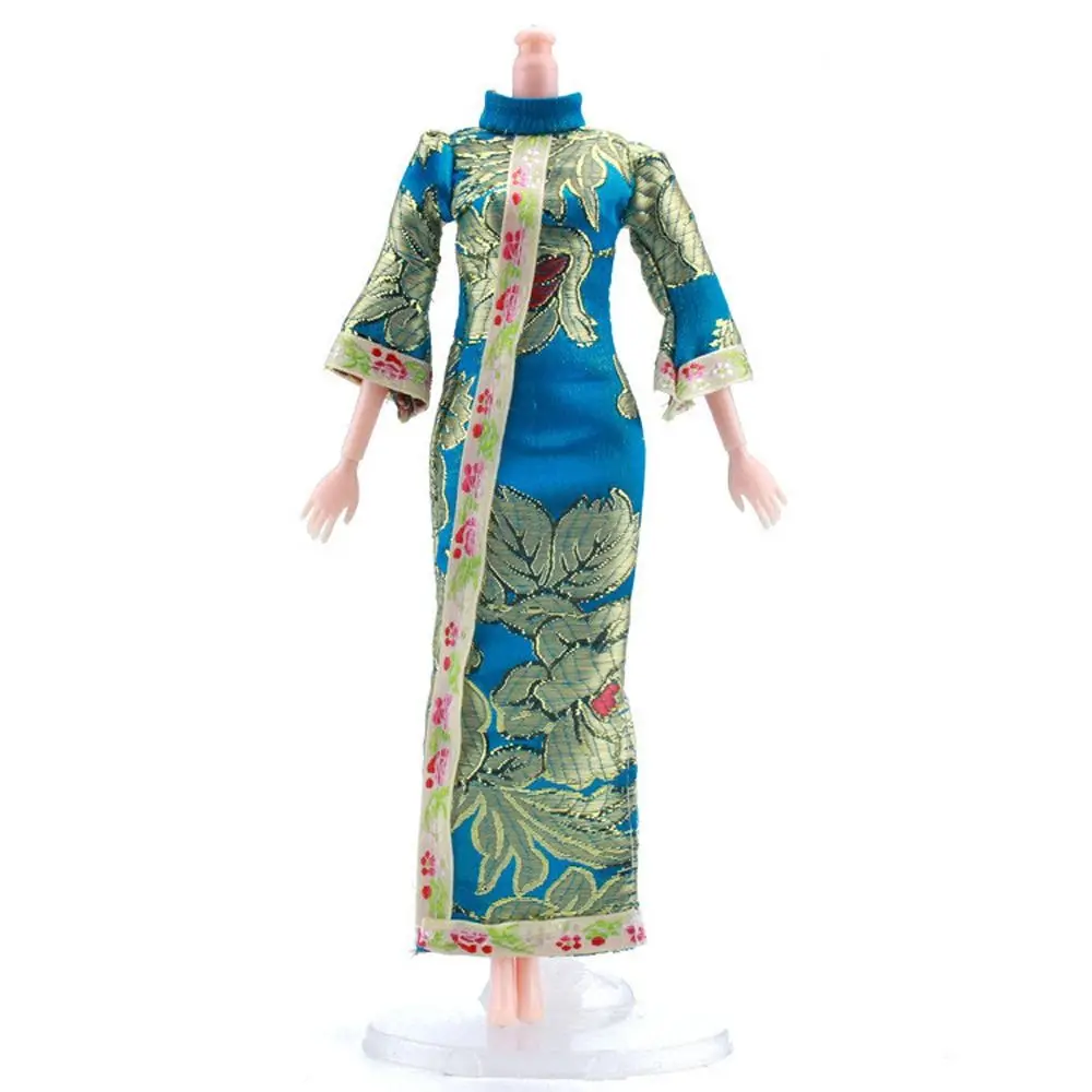 

Fashion Chinese Style Doll Clothes Evening Dress Traditional Doll Cheongsam Playing House Party Cloth Doll Skirt DIY Toy