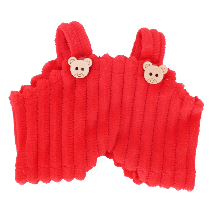 Pop riem broek/bril voor 17cm Labubu pluche pop kleding accessoires schattig meisje speelgoed festival verjaardagscadeau
