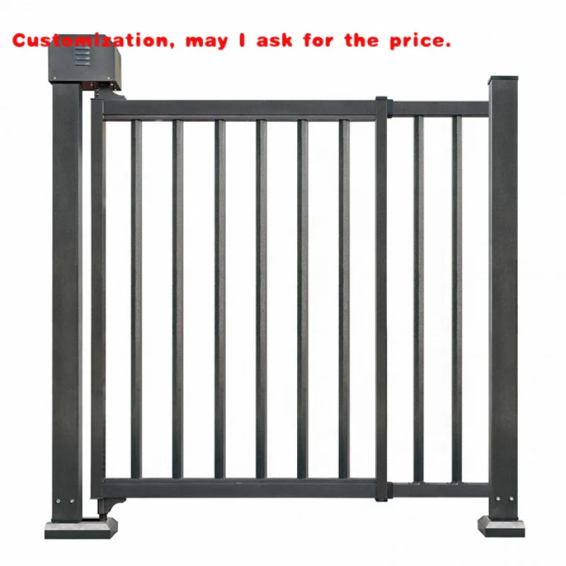

custom.ID Remote Swing Gate System Face Recognition Automatic Main Gate Stainless Garden House Safety F