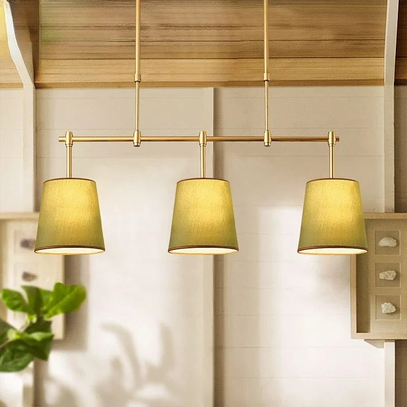 

Modern Chandelier for Dining Table Bar Counter Dining Room Living Room Center Table 3 Headed Wrought Iron Home Decoration Lamps