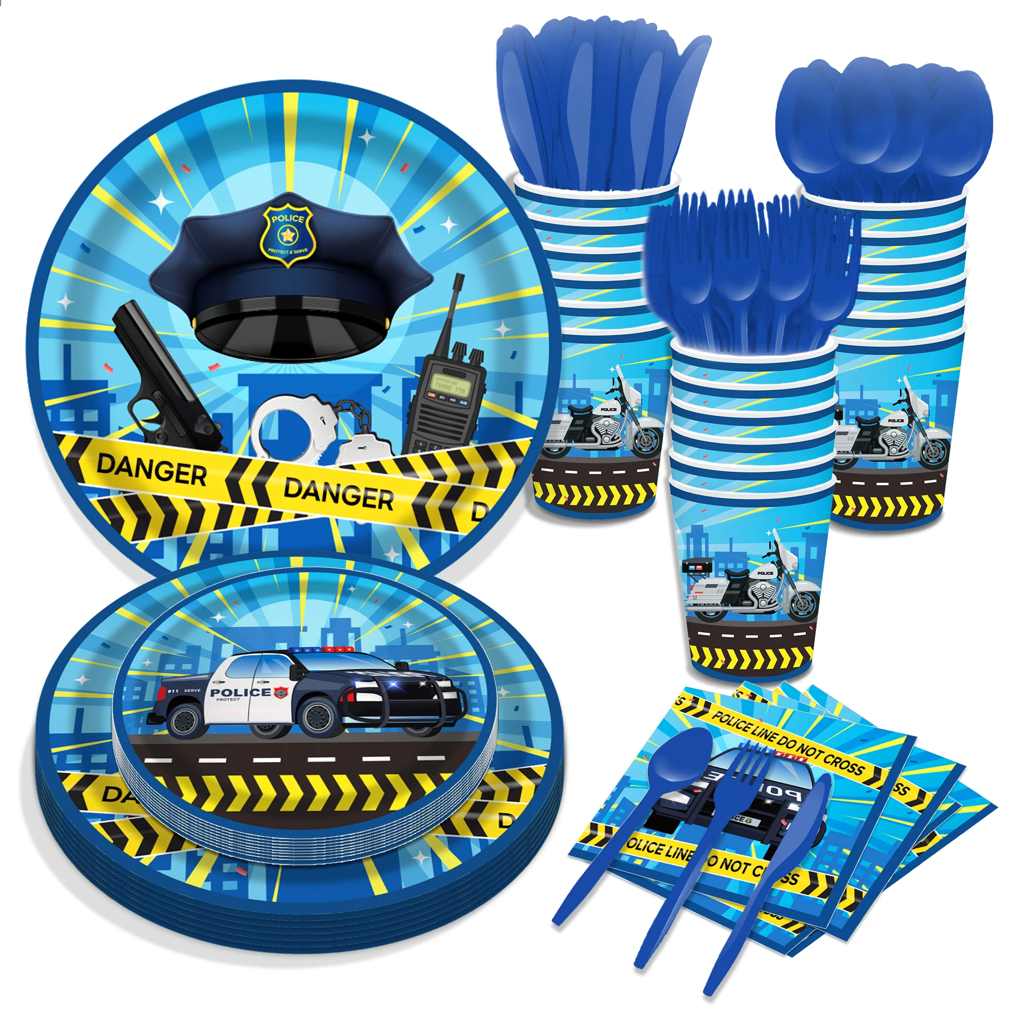 Police Themed Birthday Party Supplies Police Party Ballon Baby Shower Boy Birthday Balloon Police Birthday Party Decorations