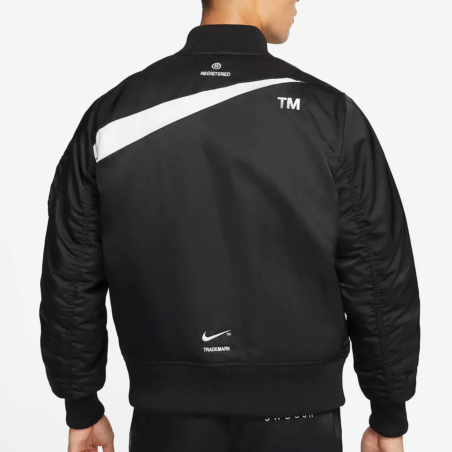 سترة Nike الرسمية الأصلية للرجال ذات الياقة الواقفة وسحاب رياضية كاجوال DD6056-010 #2