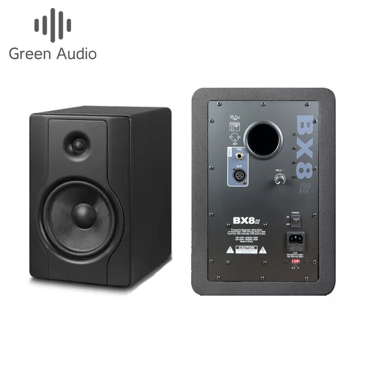 GAS-BX8  Loudspeaker monitor Studio Reference Range High Quality Computer Powered DJ Monitor Audio 8 inch sound Speaker