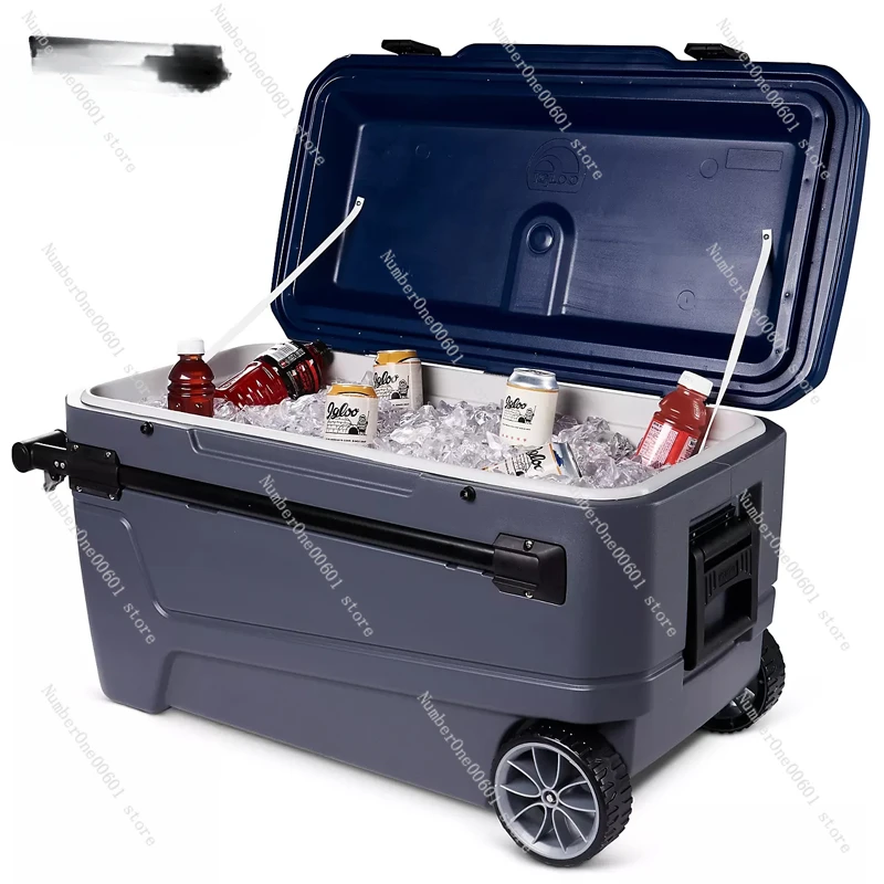 104L Pull Rod Insulated Box, Refrigerated Box, Ultra Light Outdoor Fishing