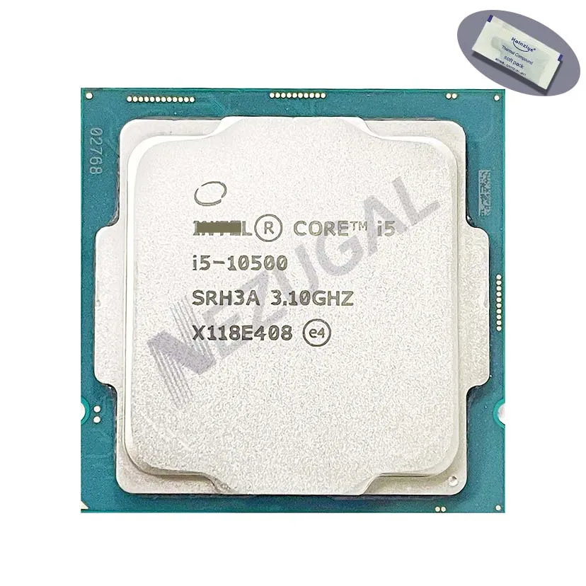 I5-10500 I5 10500 SRH3A 3.10 jusqu'à 4.50 mesurz Six Core 12M 65W LIncome 1200 CPU processeur