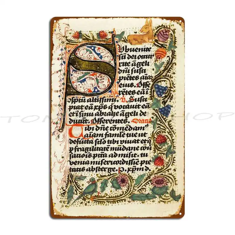 Bueatiful Book Of Prayers Metal Sign Club Party Club Painting Cinema Designer Tin Sign Poster