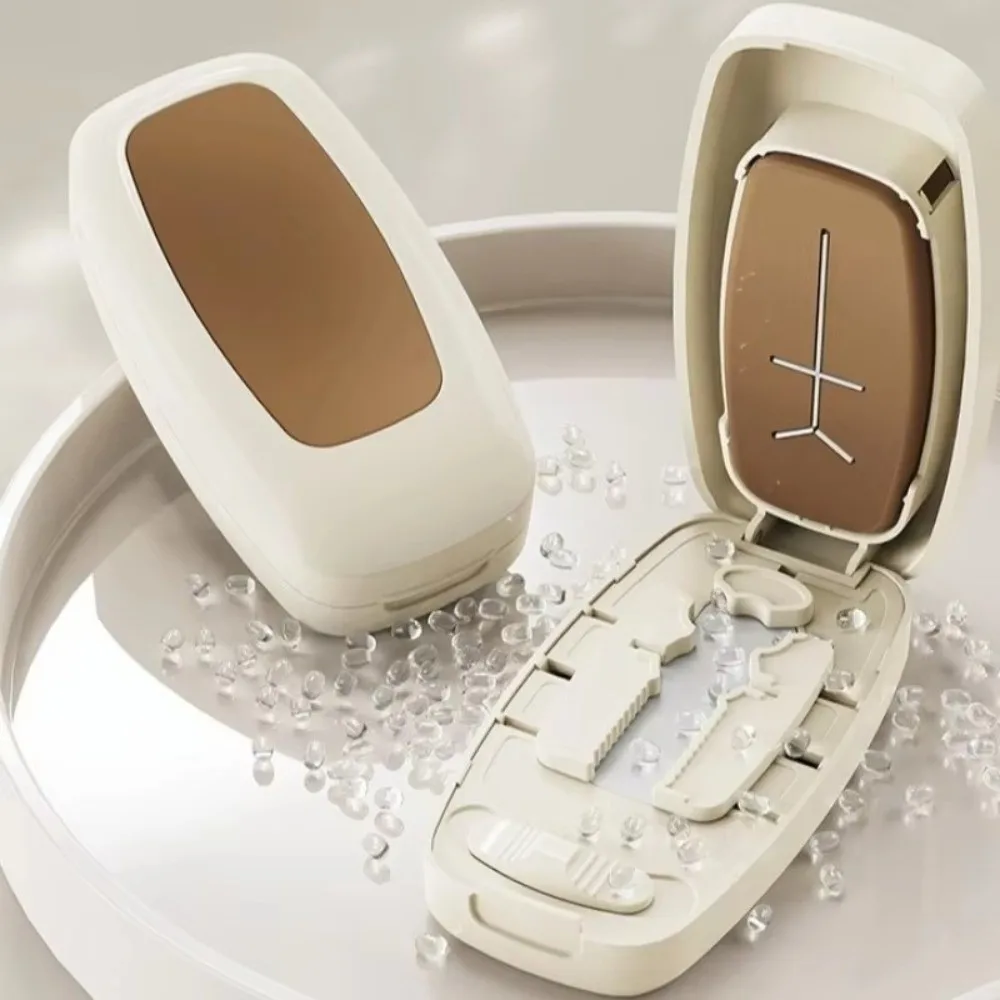 2/3/4-in-1 Pill Cutter Box Portable Dust-proof Medicine Cutter Storage Compartment Precise Cutting Pill Storage Box Home