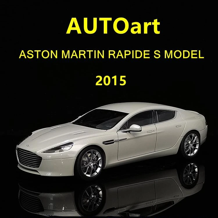 AUTOart 1/18 Aston Martin RAPIDE S 2015 simulation Alloy car model Collectible Gift ornament miniature