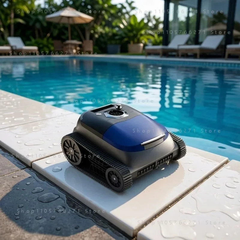 Robot Pool Vacuum Cleaner Cordless Robotic Cleaning Machine For Inground Swimming Pool AI Automatic Filter Suction Equipment Hot