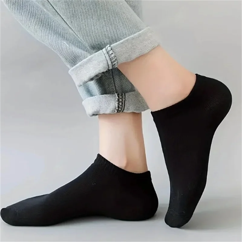 Wholesale 100 Pairs Invisible Low Cut Non-slip Summer No-show Ankle Socks Solid Color Casual Breathable ﻿Women Men Boat Socks