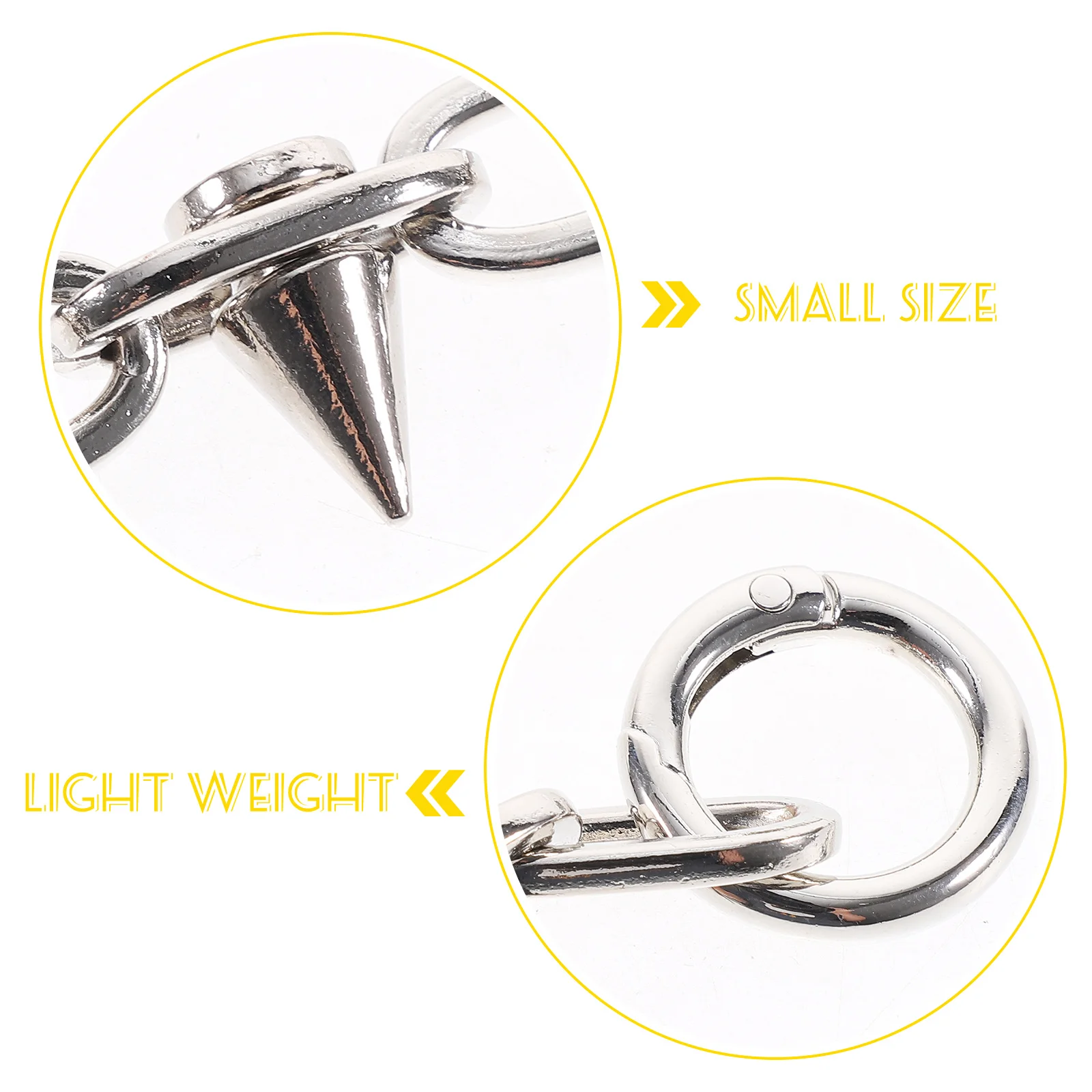 

2Pcs Metal Shoe Chains Punk Style Durable Alloy Decorative Accessories for Men Women Kids Shoes Shoe Chain Shoes Decoration