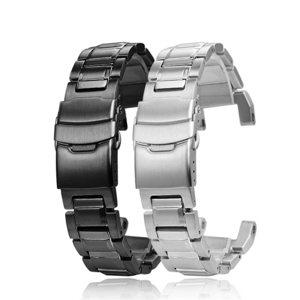 Stainless steel watch strap for Black Warrior Sky Hero Sky Overlord GR-B100 Watchband solid watch chain accessories men's model