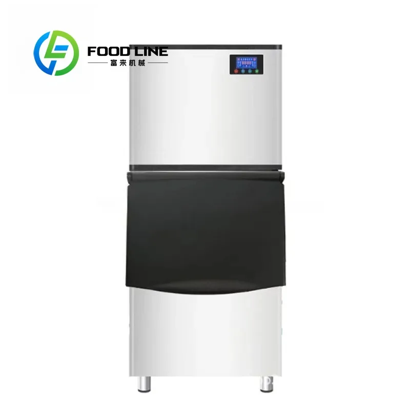 Customized Industrial Ice Cube Maker Machine 100kg 250kg 500kg Large Output Commercial Ice Making Equipment