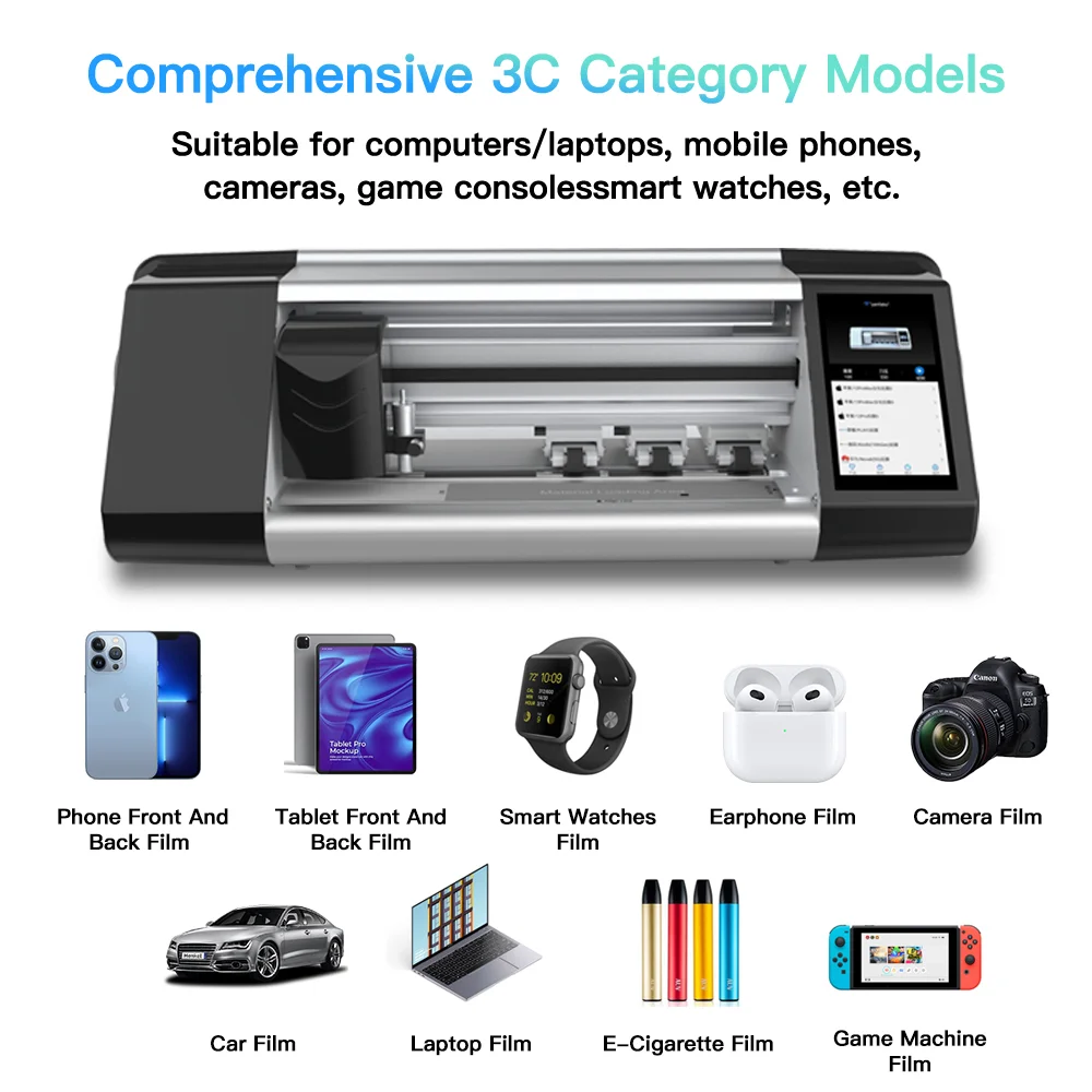 OEM/ODM Mobile Phone Type Intelligent Coud Automatic Reaction Screen Protector Film Cutting Machine