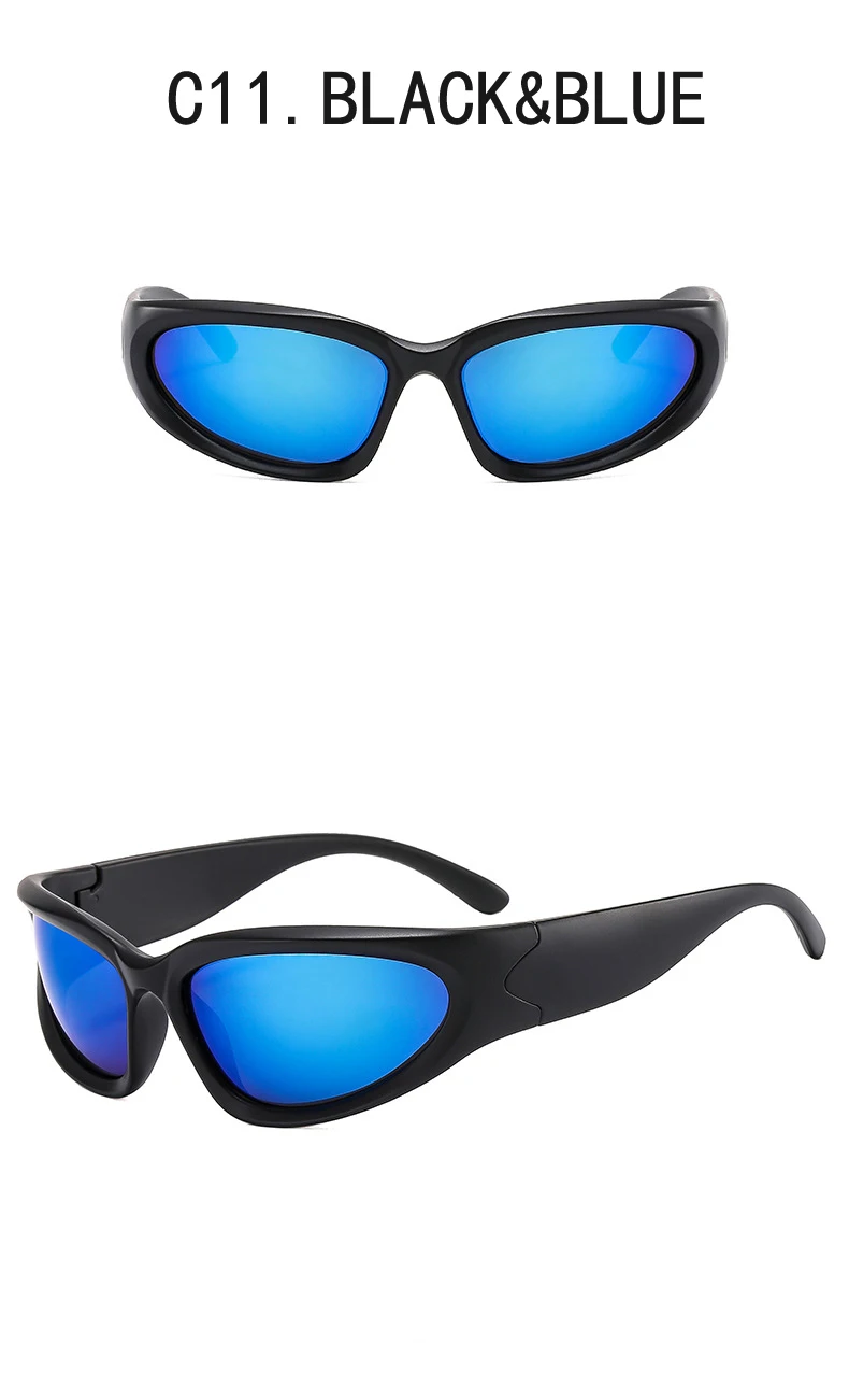 Steampunk Mode Goggle Frauen Sonnenbrille Weibliche Männer Punk Sonnenbrille Vintage Shades Brillen Dame Reiten Brillen UV400 – Detail 27