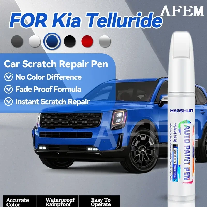 Specialized Automobiles Car Paint Pen Repair For Kia Telluride Paint Repair Pen Touch Up Scratch Remover DIY  Accessories Black
