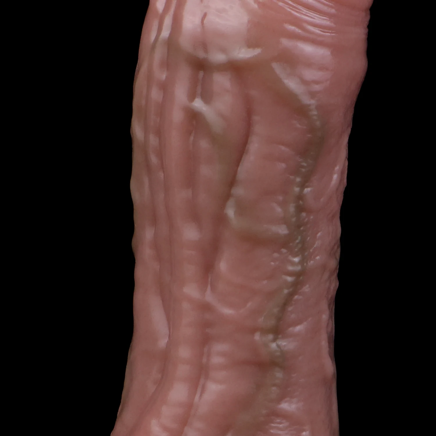 NNSX Lifelike Penis Sleeve Hollow Dildo Sheath Male Delay Ejaculation Cock Ring Penis Extension Sex Toy for Men Cock Enlargement view 4
