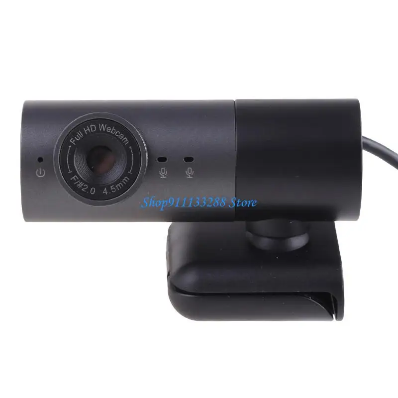 G88D USB Webcam1080p High Definition Live Broadcast Computer Camera Built-in Speaker