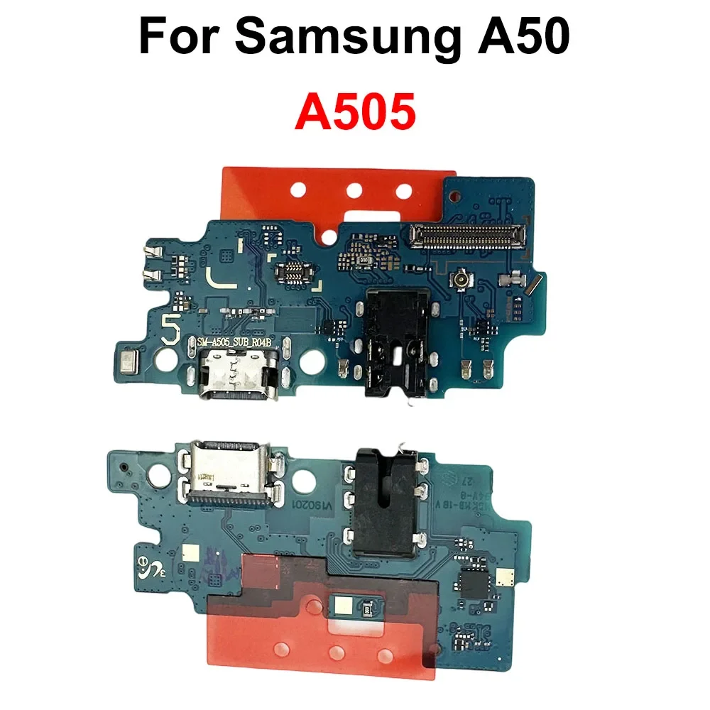

GEFENSI USB Charging Dock Jack Plug Socket Port Connector Charge Board For Samsung Galaxy A50 SM-A505F A505 Charging Flex Cable