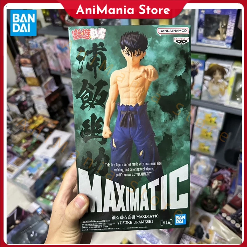 

In Stock Original BANDAI BANPRESTO YuYu Hakusho Yuusuke Urameshi Anime Character Model Collection Desktop Decoration Toys Gifts