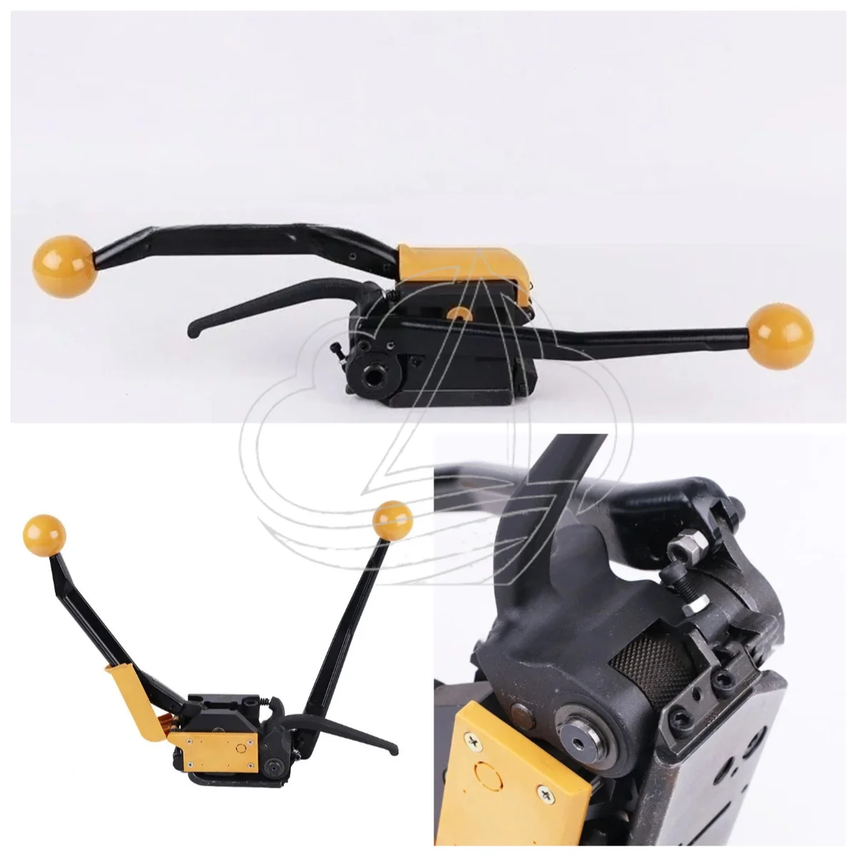 Manual Steel Belt Strapping Tool A333 12.7-19mm Sealless Combination Packing Machine for Warehouse Cargo Bundling