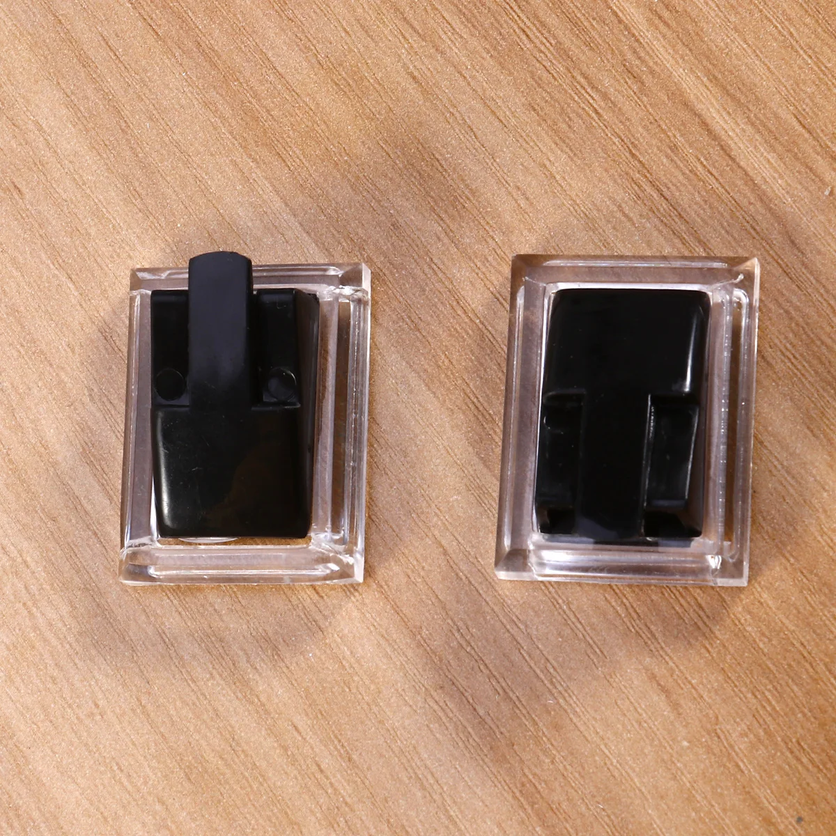 

5pcs Acrylic Ring Display Stand Cubic Earrings Holder Jewelry Showcase Compact Crystal Clear Storage Rack for Rings Earrings