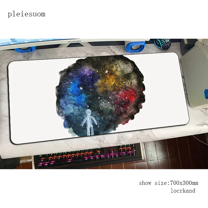Space Artistic mouse pad gamer 3d 800x300mm notbook mouse mat gaming mousepad large HD pattern pad mouse PC padmouse mats