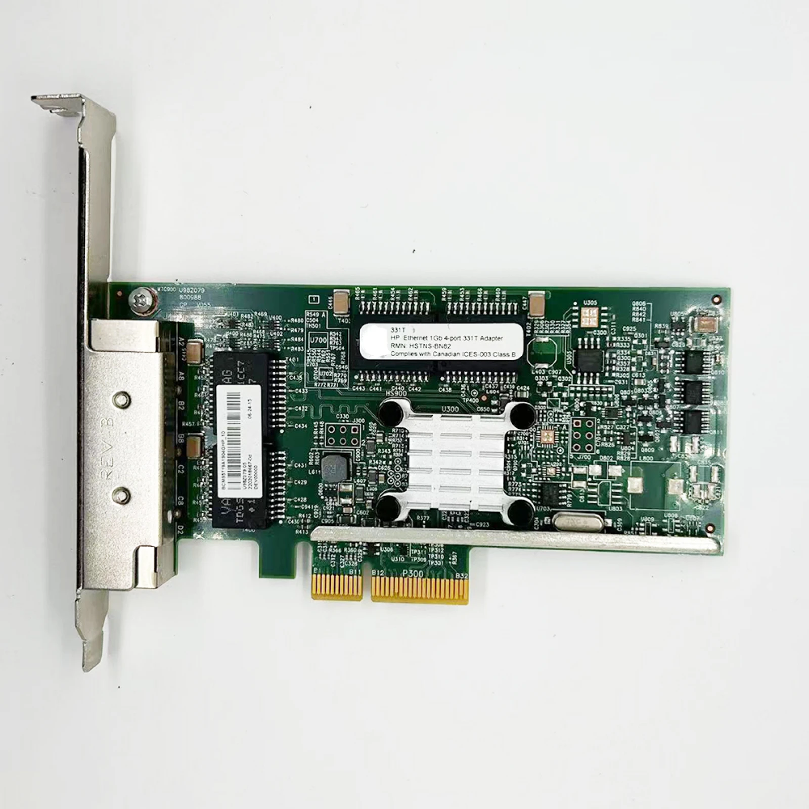 

Сетевая карта адаптера Ethernet 1 ГБ, 4 порта, 331T, подходит для деталей принтера HP HSTNS-BN82.