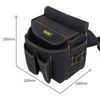 1 Pcs Tool Storage Bag Pouch Belt Hardware Multifunction Electrician Toolkit Drill Waist Wrench Screwdriver Tool Bags Organizer