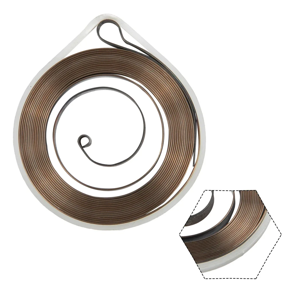 Replacement Recoil Starter Spring Accessory Prop For 45cc 52cc 4500 5200 Chinese Chainsa Series Parts New Quality
