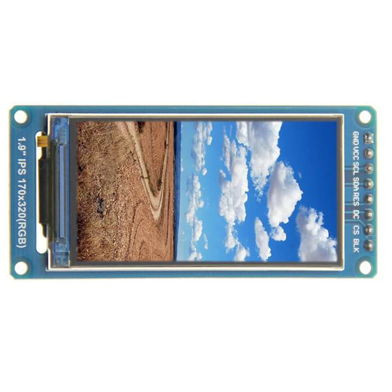 1.9Inch IPS Full Angle TFT Display Screen LCD Screen Color Display Module SPI Serial Port High-Definition 170x320 ST7789-WDL