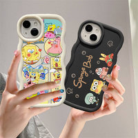 Cartoon S-SpongeBob Case For VIVO Y20 Y21 Y33S Y15S Y36 Y02S Y28 Y16 Y22S Y38 Y03 Y17S Y100 V30E V30 V29 V27 V27E V25 Pro Cover