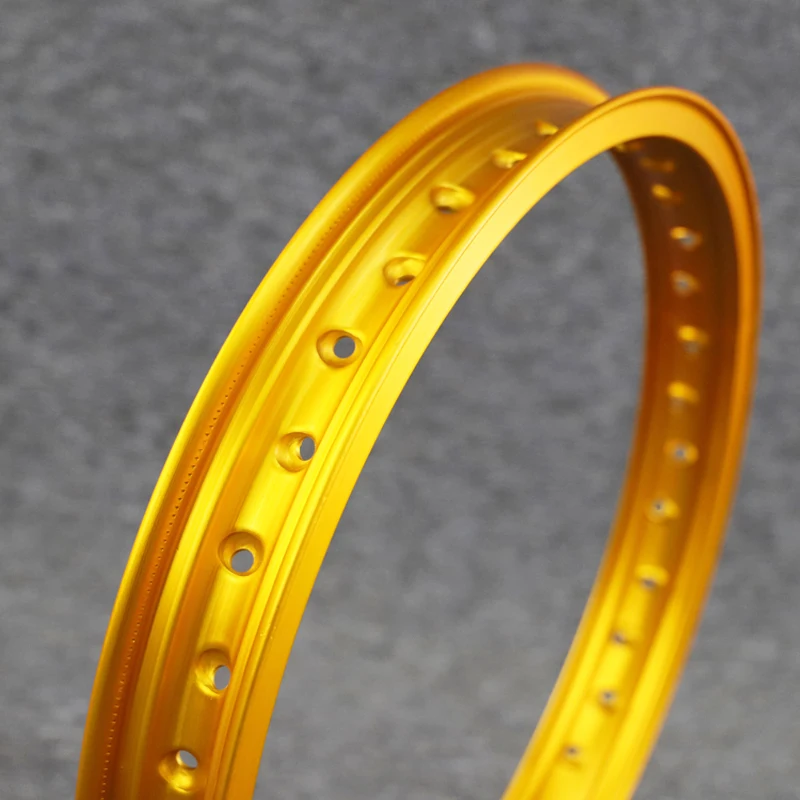 

Модифицированный обод колеса мотоцикла 1,60-21 2,15-18 для Honda Jialing Shinery Loncin KTM Dirtbike 36-отверстий золото/серебро алюминиевое колесо