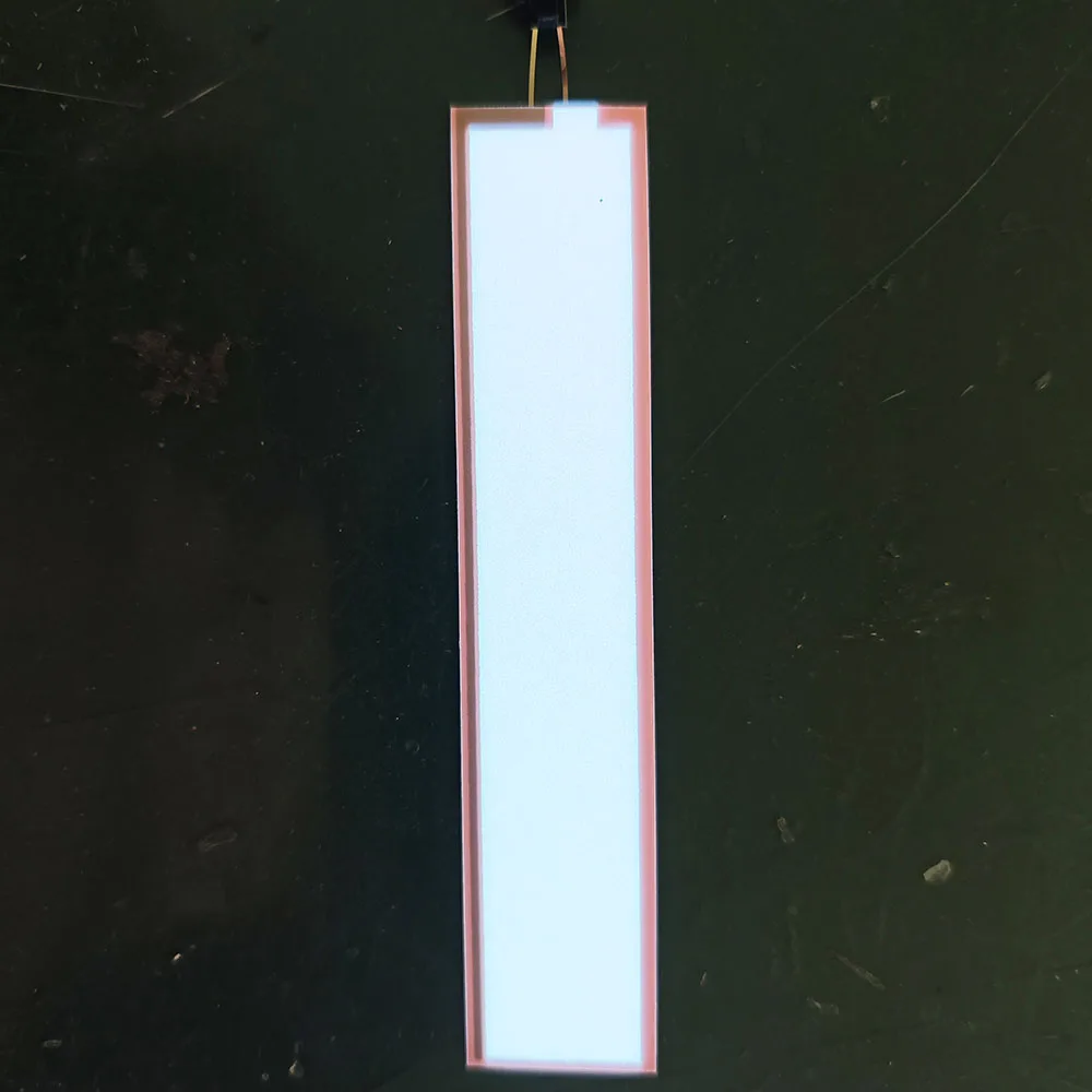 2.8cmX14cm White Color El Panel Stripe EL Backlight Sheet El Lighting Panel Without Inverter