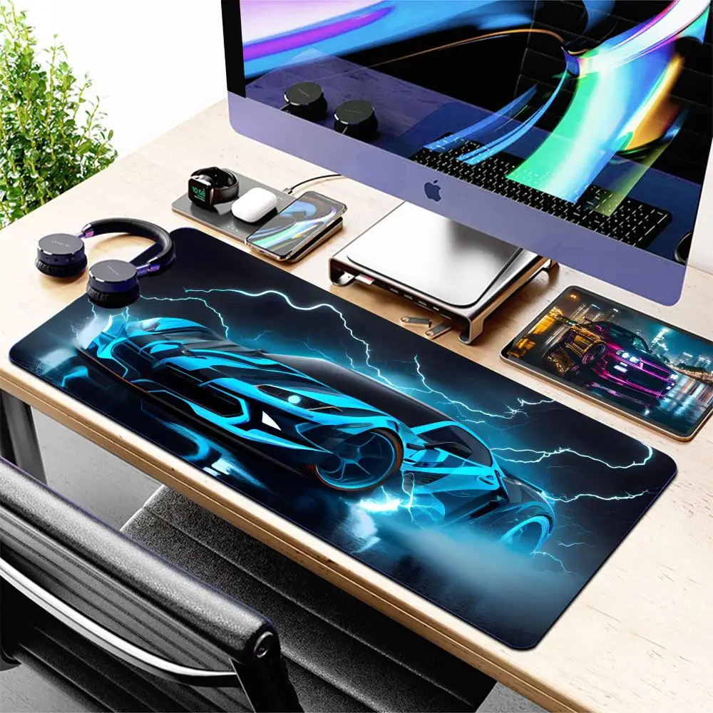 Luxury Sport Spuer Car Anime XXL Game Keyboard Mousepad Desk Gaming Mouse Cushion Wireless Pad Desktop Mats PC Large Table Rug