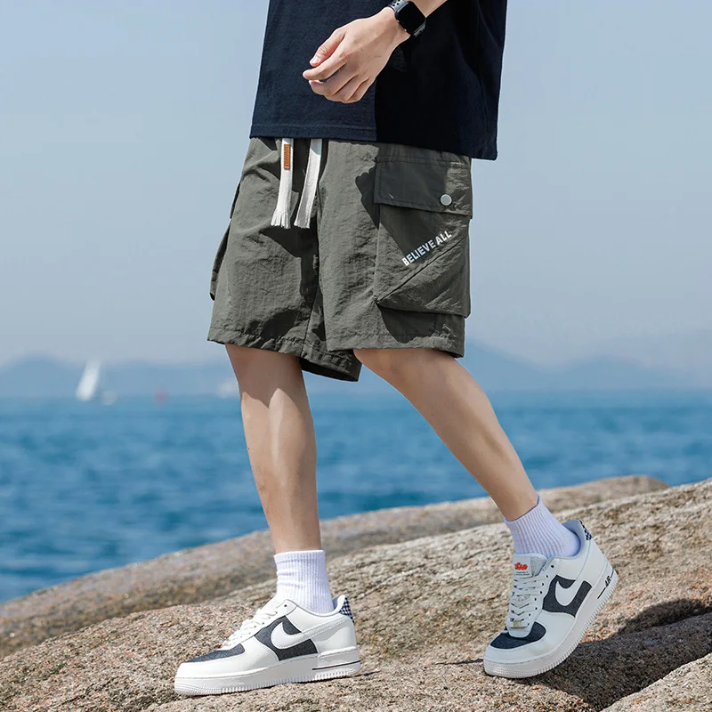 

Ice Shorts Male Short Gym Man Outdoors Shorts Men Loose Fit Short Cargo for Men Militias Pants Oversize Cargo Jort Mens Cycling