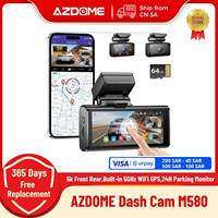 AZDOME M580 Dash Cam 5k Front Rear Car Camera Built-in 5GHz WiFi GPS 4\