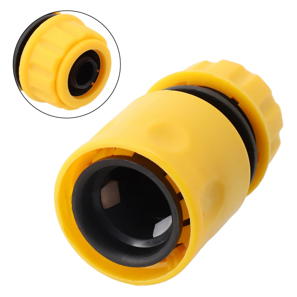 1PC Water Stop Hose Connector Quick Release Conversion Waterstop Garden Hose Fitting For Hose Pipe Tube Water Spray Nozzle