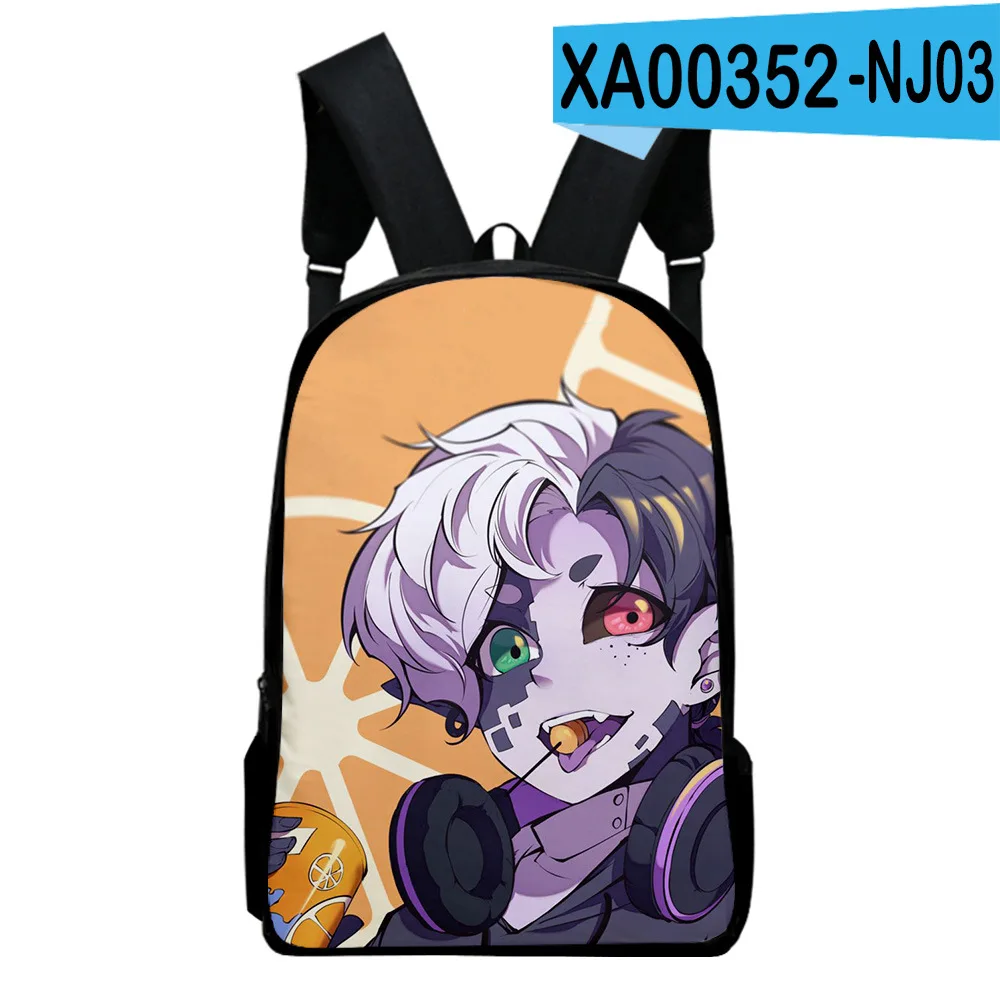 Classic Popular Funny Ranboo Notebook Backpacks pupil School Bags 3D Print Oxford Waterproof Boys/Girls Laptop Backpacks