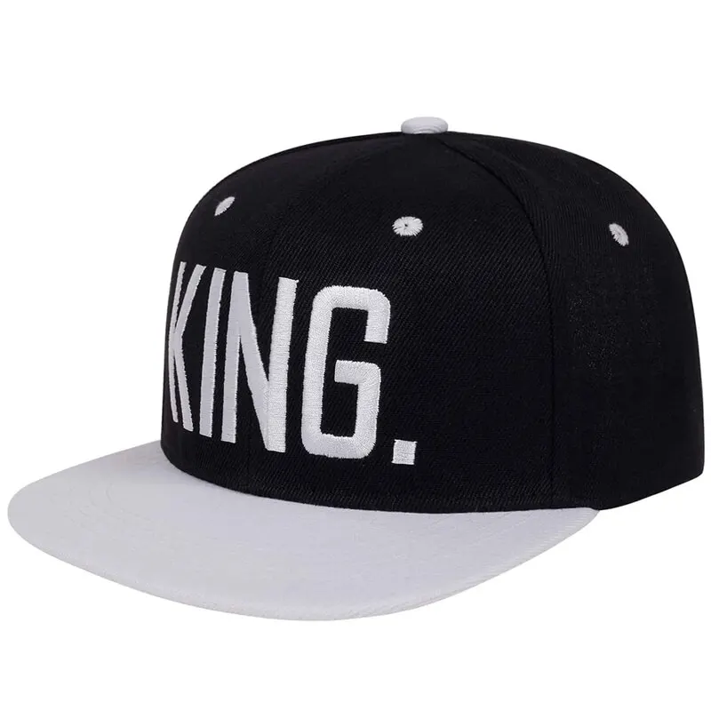 Unisex KING Letter Embroidery Hip-hop Hats Outdoor Adjustable Casual Baseball Caps Sunscreen Hat