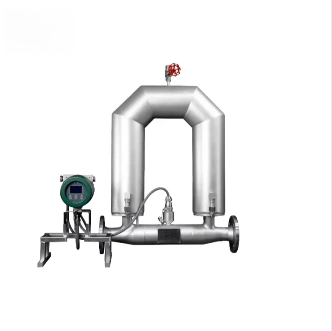 Mass Flow Meter Stainless Steel 0.2% Accuracy Suitable for LPG Water Air Oil OEM Supported