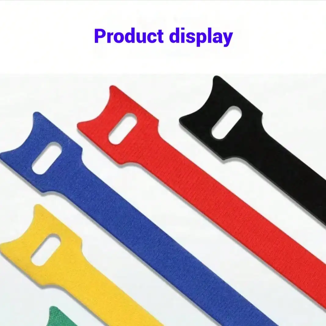 20pcs color multifunctional nylon Velcro, can store headphone cables, data cables, cables, etc., or garden tissue zip ties