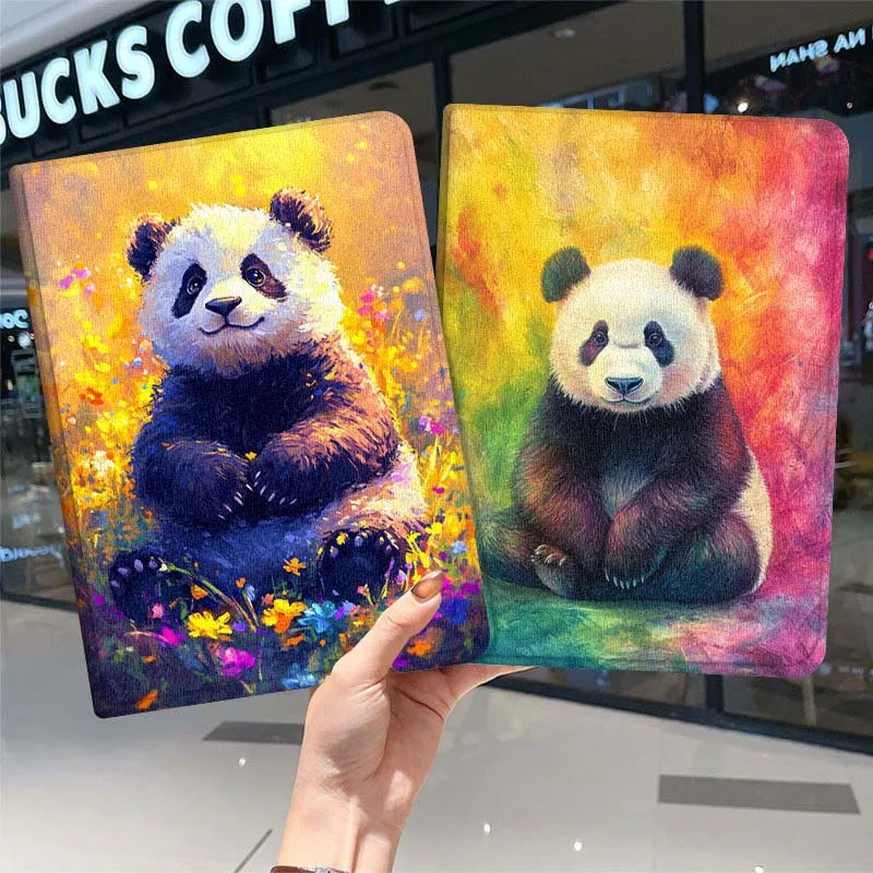 

Panda Art Color Oil Painting For Samsung Galaxy Tab A7 A A8 A9 A11 S6 S11 10.1 10.4 10.5 Inch Lite PLus Tablet Case