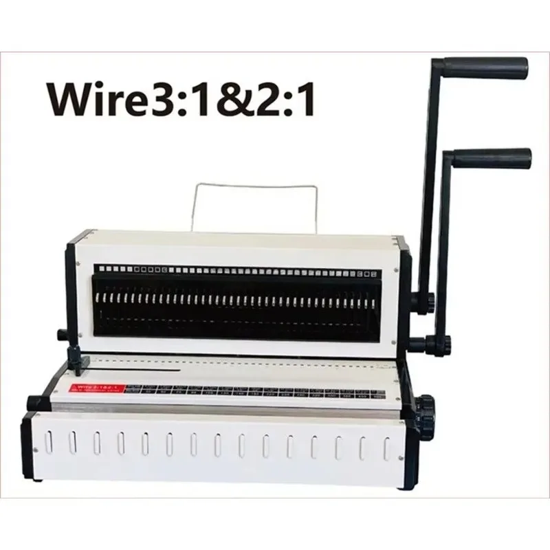 Sale Desktop Office Wire Binder Machine 2:1 And 3:1 Calendar Wire Binding Machine F4 Size Wire Binding Machine