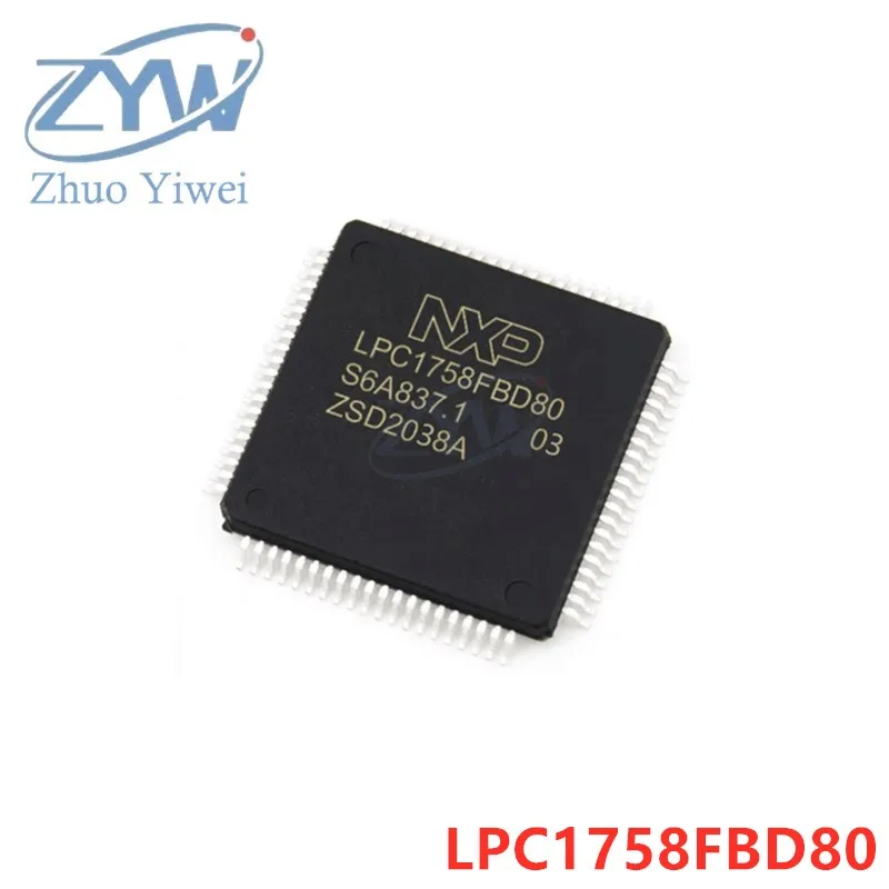 

LPC1758FBD80 LQFP80 LPC1758 LPC1758FBD 100MHz 32-bit microcontroller patch original genuine