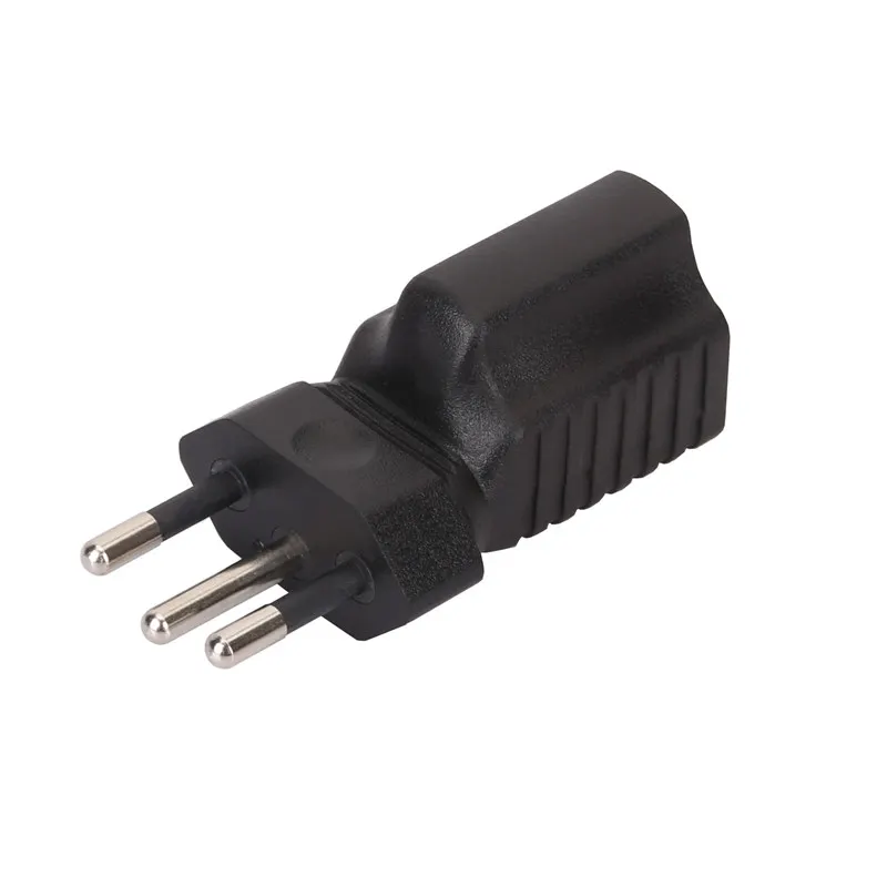 

Brazil 3Pin Male to USA 3Pole Female AC Adapter ,Brazil Male Nema 5-15R Female